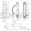 cabinet door handle with bottom