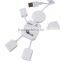 Creative Small humanoid USB extension HUB usb2.0 usb splitter dragging quarters line