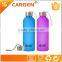 Heat sleeve insulated frosted sport glass water bottle