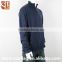 Autumu style men high neck long sleeve pullover with zipper computer knitted sweater from dongguan sanflag