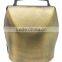 Hunting bell in plated or painted color with logo and strap attached