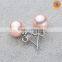 China custom fashion ladies earrings pearl jewelry