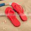 2016 new rubber flip flops slipper red beach slipper