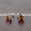 Costume Jewelry Single Stone Earring Designs For Ladies