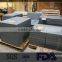 Lower transport cost borated polyethylene sheets