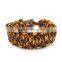 The friendly Swede adjustable paracord bracelet with fire starter and sharp eye knife