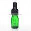 5ml green glass e-liquid bottle