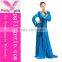 Blue Sexy Dress Long Evening Gown For Mature Woman