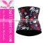 Skull pattern of Latex Sport Waist Cincher and waist Trainer corset