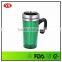 16 oz double layer translucent travel mug with stainless
