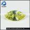 xiangyi gems olive yellow marquise shape cz cubic zirconia stone for jewelry