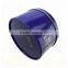 CMYK round black tin containers for black tea gift package