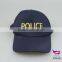 Custom Baseball Cap Printing Police Hat Polyester / Cotton Leisure Cap