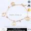 2016 Fashion high quality cheap 18k gold plated jewelry anklets