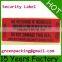greenpacking custom tamper evident security tape void label