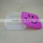 Square lunch box with smiley face plastic TG10875