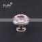 1 inch new style pink zinc alloy base crystal drawer cabinet handles
