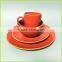 Italy ceramic glaze dinnerware set 16 pcs