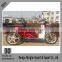 Ducar red adult passenger tricycle with 2 seat