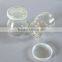 2014 100ml clear glass pudding/milk/yogurt bottle