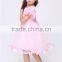 2015 New Girl Dress Chiffon Children Clothing Summer Kid Dresses For Girls Cute Children Girl pink Princess Dress Party Dresses
