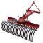 Tractor mounted farmland leaf grabber rake machines