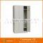 2 tier 2 doors metal narrow cloth steel locker cabinet