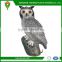 fack life-like Rotating head Owl Decoy for Hunting or garden decoration repeller