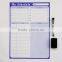 magnetic calendar to-do list custom design magnet dry erase board for kitchen memo