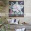 Wooden poster hanger