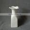 Elegant Wholesale Pure White Fish Shape Stoneware Bud Vase Small Decorative Flower Vase White Mini Bud Vase