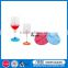 2017 newly silicone wine glass coaster, anti-slip mug mat