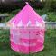 Pink Princess tent with sleeping bag Girl play tent set