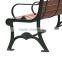 Cast iron Legs Outdoor Wooden Bench