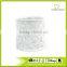 Round White Freestanding Metal Punched Pen Holder