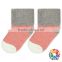 Gray Pink White Patchwork Design Baby Socks Wholesale Cotton Infant Toddler Socks