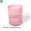 color mason jars Custom Set 3 laser cut glass candle holders