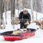 Plastic Heavy Duty Sled in Red Color