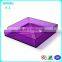 fashionable rectangle shape beautiful decorative acrylic serving trays with handle wholesale