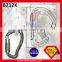 Aluminum Material Rescue Rock Climbing 23KN Carabiner With B Type