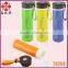 380ml BAP Free Hight Quality Plastic Double wall water bottle with flat lid