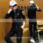 The new spring autumn ladies outfit set leisure fitness cardigan velour sports plain fleece tracksuit for women