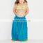 Little Pom Pom Gypsy Skirt Kids Frock Designs Children Clothing Pictures Of Long Skirts And Tops 2016 HSD5653