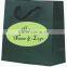 Paper Bags design logo and matte finish with rope handles
