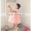 New Fashion baby Girl Dress Pink Party Children Dress For Summer