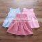 Dresses summer baby vest skirt thin section child plaid small fresh princess dress