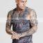 Camo printing dri-fit gym tank top slim fit stringer vest for men wholesale China