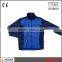 New Desigh Peacock Blue Bodkin Jacket Polyester Softshell Knitting Coat