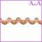 2014 new products wave ribbon zig zag grosgrain ribbon