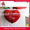 Lovely plush red heart shaped pillow with wing soft valentine heart cushion